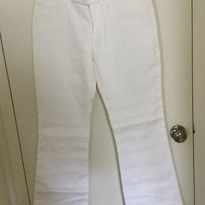 Gap white bootcut pants, size 6R